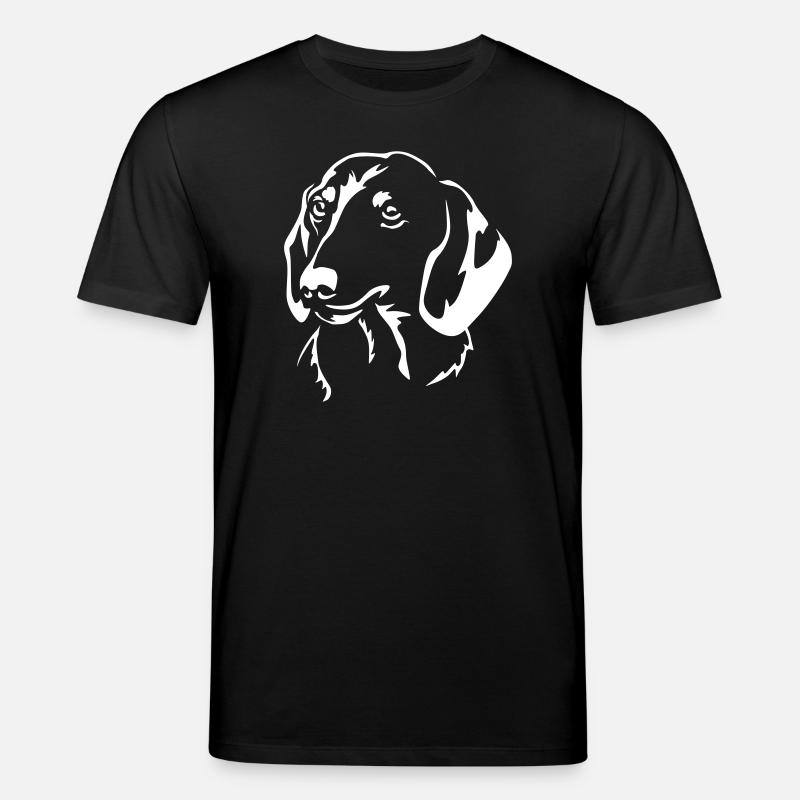 Dackel Kopf "Black Edition" - Stanley/Stella Unisex Bio-T-Shirt CREATOR - Schwarz