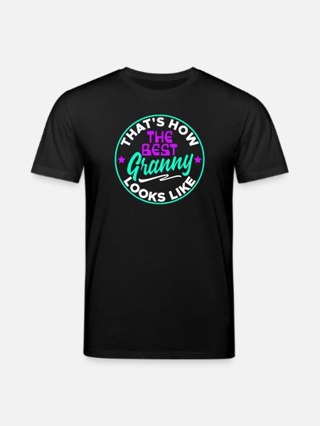 Cool Statement Beste Oma Enkelkind Großmutter - Stanley/Stella Unisex Bio-T-Shirt CREATOR - Schwarz