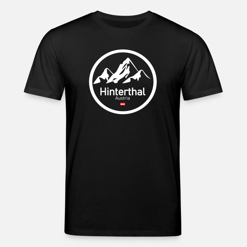 Hinterthal Alpenlogo Kreis - Stanley/Stella Unisex Bio-T-Shirt CREATOR  - Schwarz