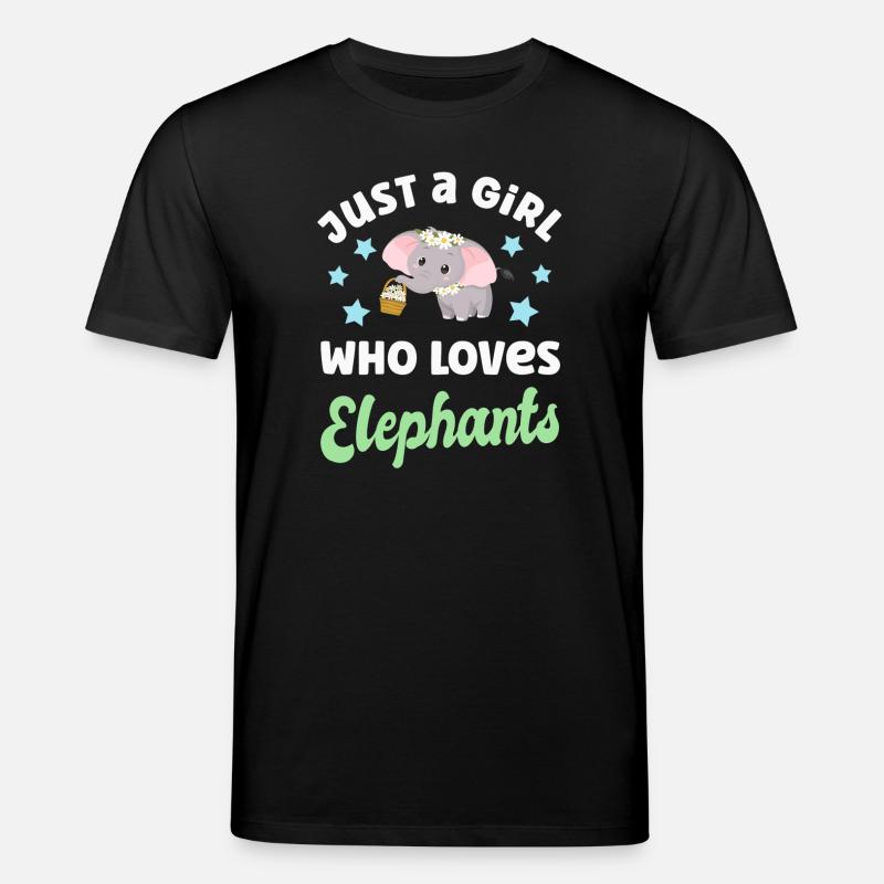 Elefant Elefanten - Stanley/Stella Unisex Bio-T-Shirt CREATOR  - Schwarz