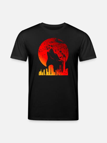 BLODMÅNE | RØDE FULDMÅNE GAVER - Stanley/Stella CREATOR økologisk unisex-T-shirt - sort