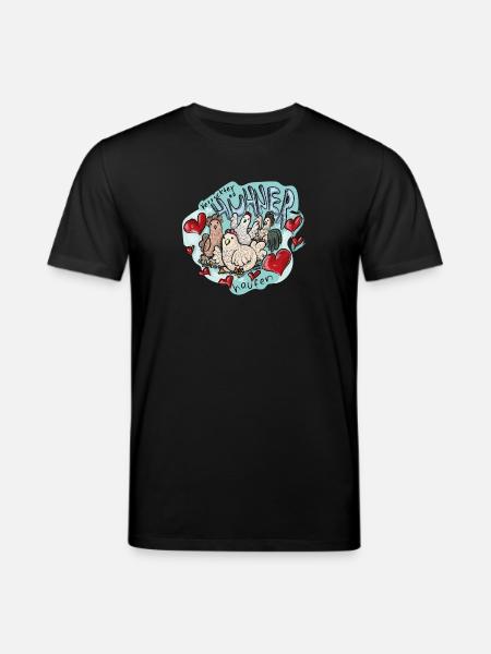 Verrückter Hühnerhaufen - Stanley/Stella Unisex Bio-T-Shirt CREATOR - Schwarz