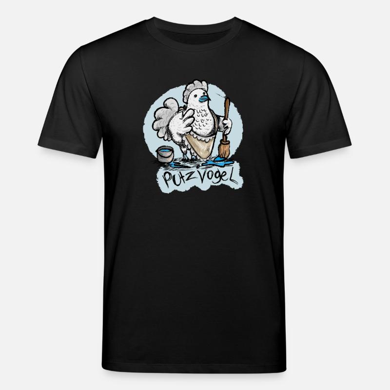 Mein Putzvogel - Stanley/Stella Unisex Bio-T-Shirt CREATOR  - Schwarz