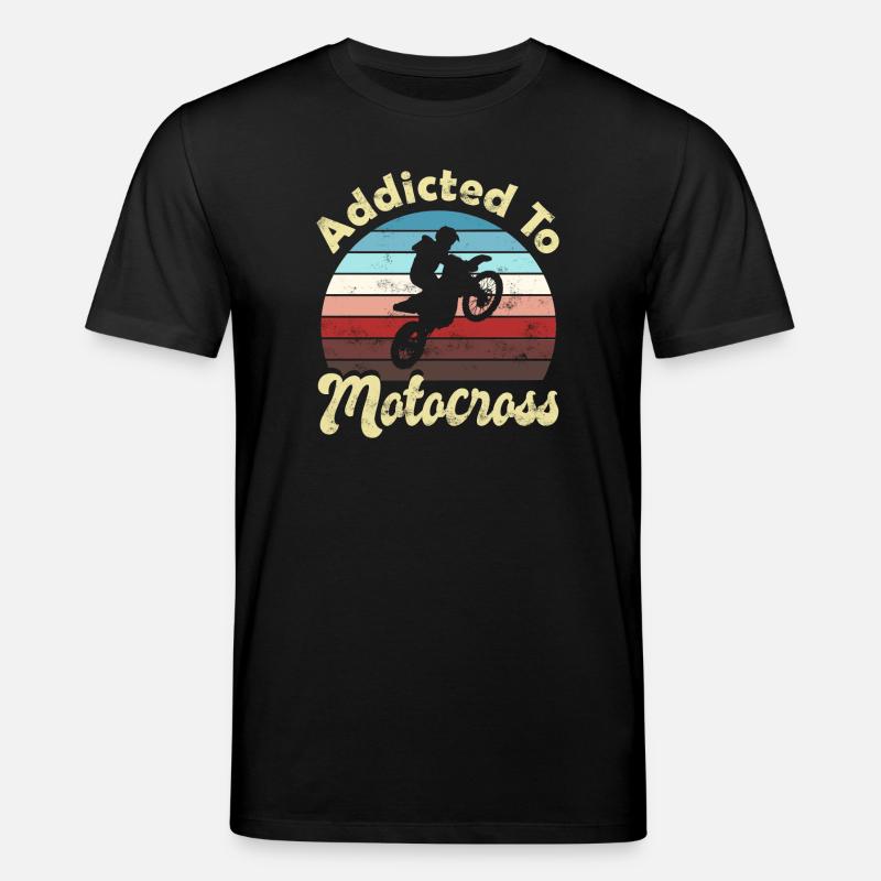 Motocross - Stanley/Stella Unisex Bio-T-Shirt CREATOR  - Schwarz