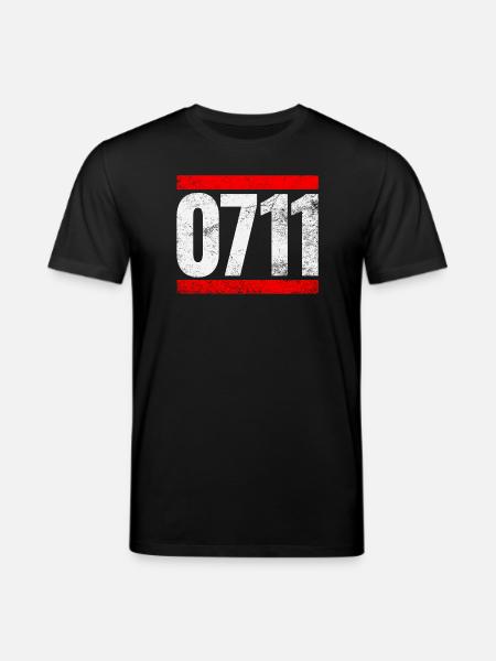 0711 Stuttgart - Stanley/Stella Unisex Bio-T-Shirt CREATOR  - Schwarz