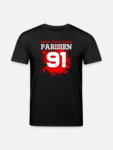 Sang Pour Sang Parisien - 91 - T-shirt bio CREATOR Stanley/Stella Unisexe - noir