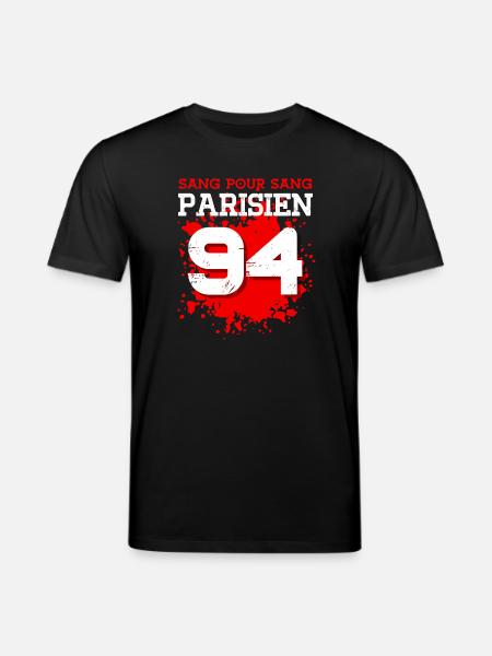 Sang Pour Sang Parisien - 94 - T-shirt bio CREATOR Stanley/Stella Unisexe - noir