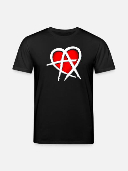 Anarchy & Love - Stanley/Stella CREATOR Unisex Organic T-Shirt - black