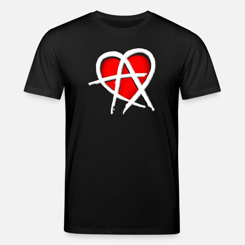 Anarchy & Love - Stanley/Stella Unisex Bio-T-Shirt CREATOR  - Schwarz