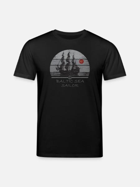 DarssCoast - Baltic Sea Sailor - Stanley/Stella Unisex Bio-T-Shirt CREATOR  - Schwarz