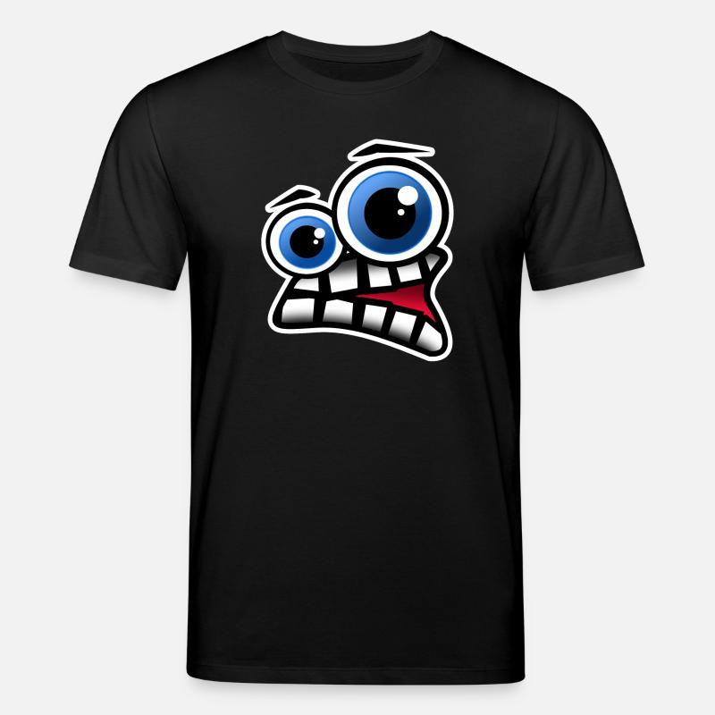 Face Comic - Stanley/Stella CREATOR Unisex Organic T-Shirt - black