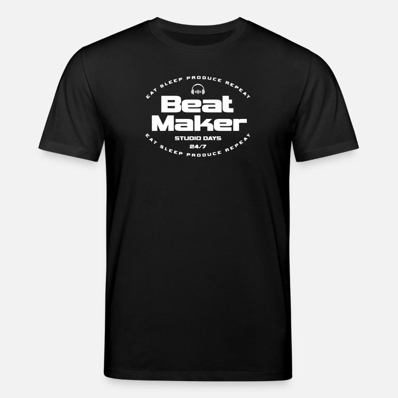 Beat Maker Studio Days - Stanley/Stella CREATOR Unisex Organic T-Shirt - black