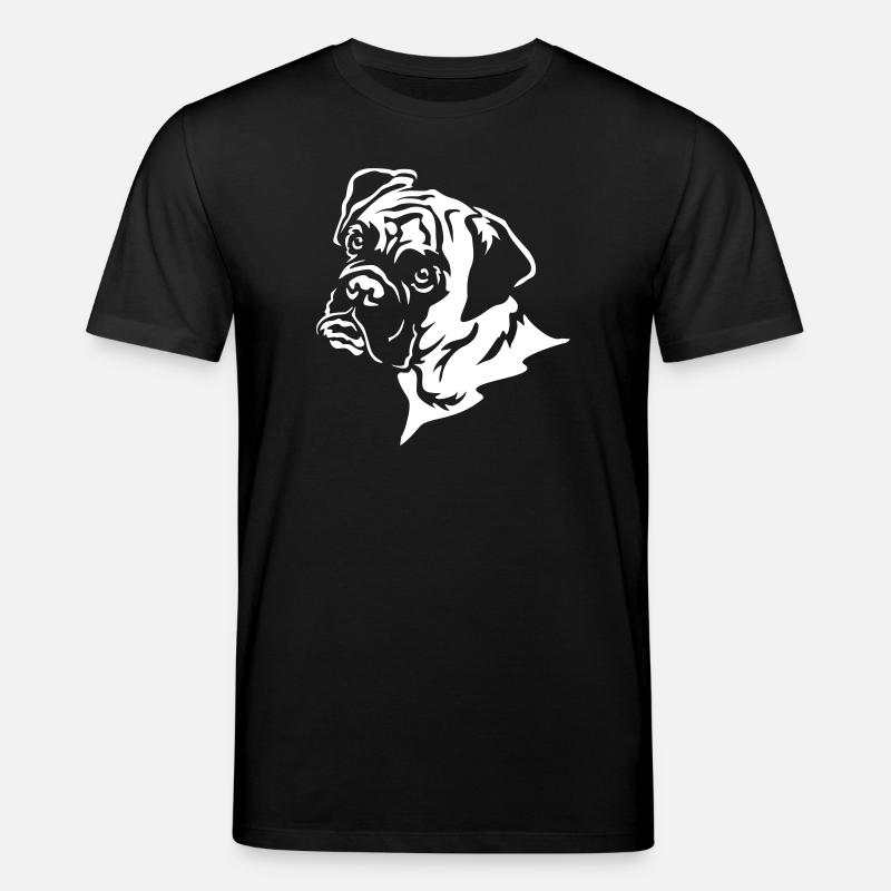 Boxer Head « Black Edition » - T-shirt bio CREATOR Stanley/Stella Unisexe - noir