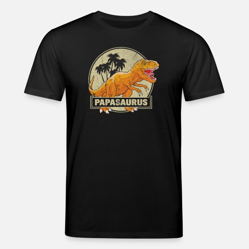 Papasaurus - Stanley/Stella Unisex Bio-T-Shirt CREATOR  - Schwarz