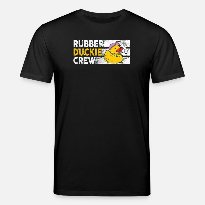 Rubber Duck Rubber Duckie Crew - Stanley/Stella CREATOR Unisex Organic T-Shirt - black