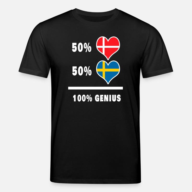 Danemark et Suède Genial / Cadeau - T-shirt bio CREATOR Stanley/Stella Unisexe - noir