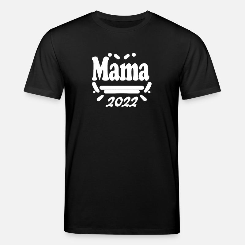 Maman 2022 Mère Grossesse Enceinte - T-shirt bio CREATOR Stanley/Stella Unisexe - noir