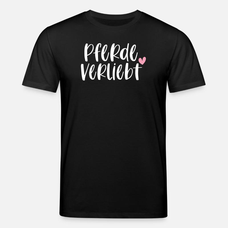 Pferde Pferdeverliebt Pferd Reiten Geschenk - Stanley/Stella Unisex Bio-T-Shirt CREATOR - Schwarz