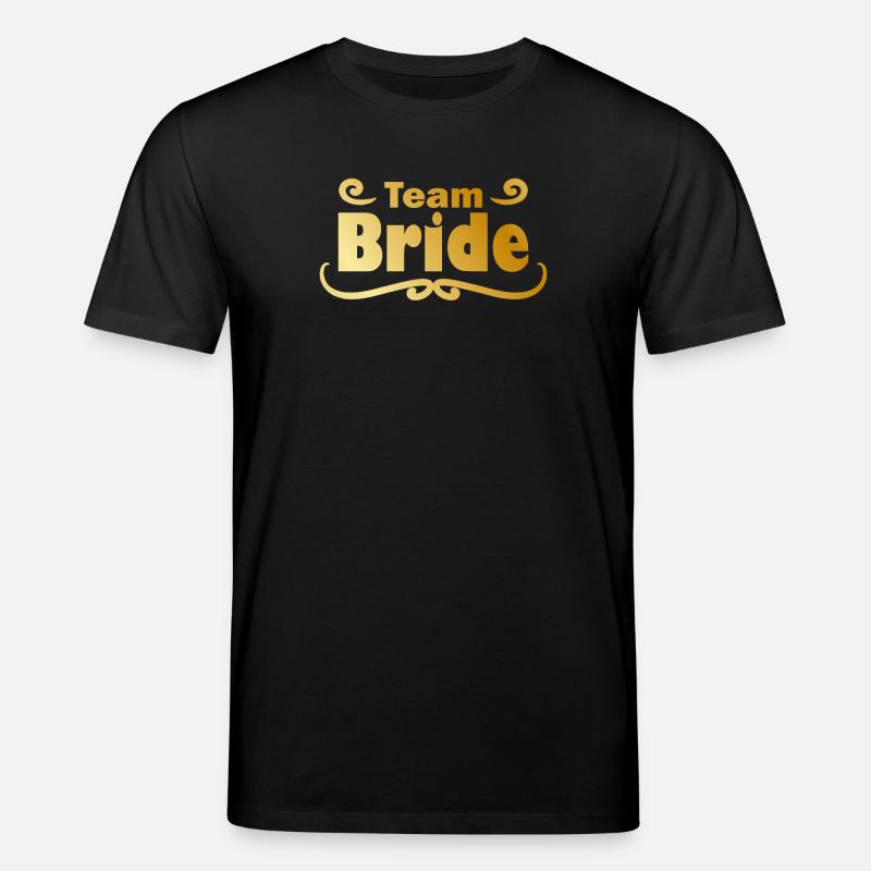 Team Bride en or - T-shirt bio CREATOR Stanley/Stella Unisexe - noir