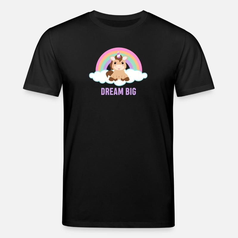 Träumen Sie groß - Stanley/Stella Unisex Bio-T-Shirt CREATOR  - Schwarz