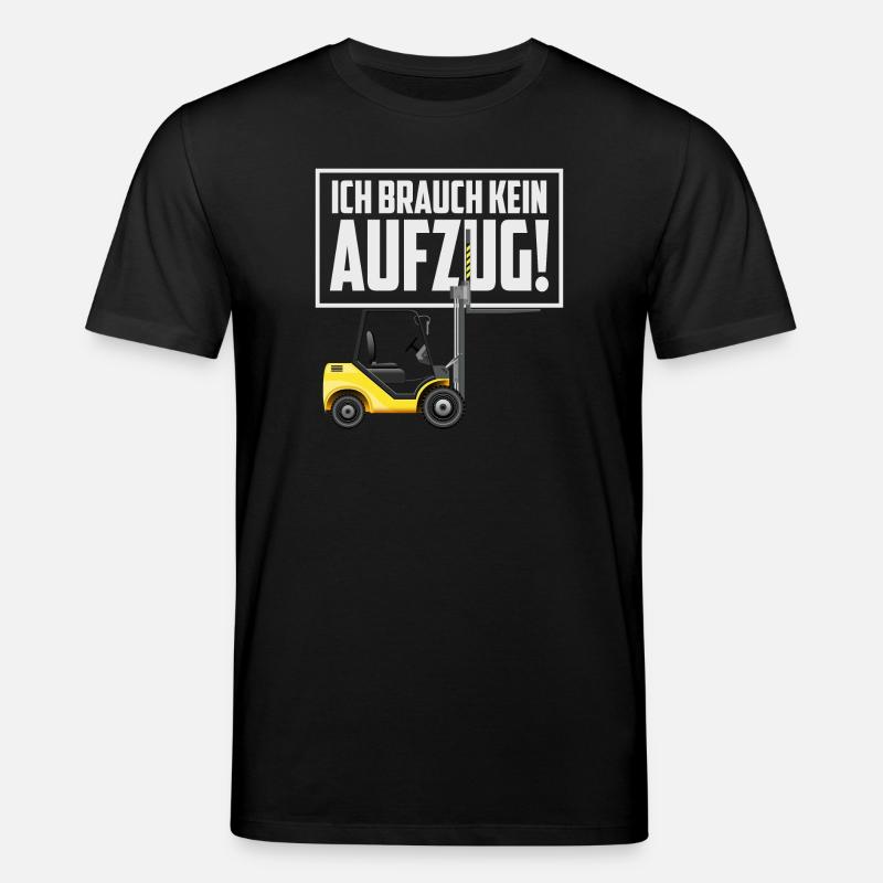 Gabelstapler Fahrer - Stanley/Stella Unisex Bio-T-Shirt CREATOR  - Schwarz