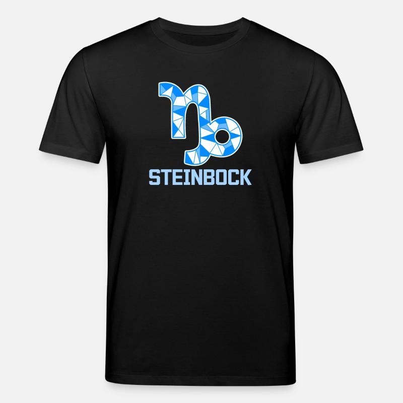 Tierkreiszeichen Spruch Steinbock Astronomie - Stanley/Stella Unisex Bio-T-Shirt CREATOR  - Schwarz