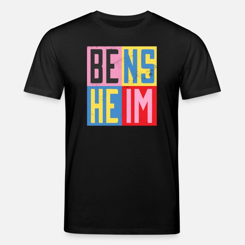 Conception des villes de Bensheim - T-shirt bio CREATOR Stanley/Stella Unisexe - noir