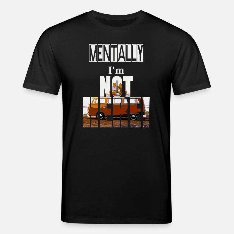 MENTALLY I'm not here - T-shirt bio CREATOR Stanley/Stella Unisexe - noir