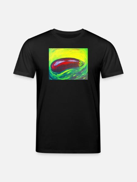 Eggplant green - Stanley/Stella CREATOR Unisex Organic T-Shirt - black