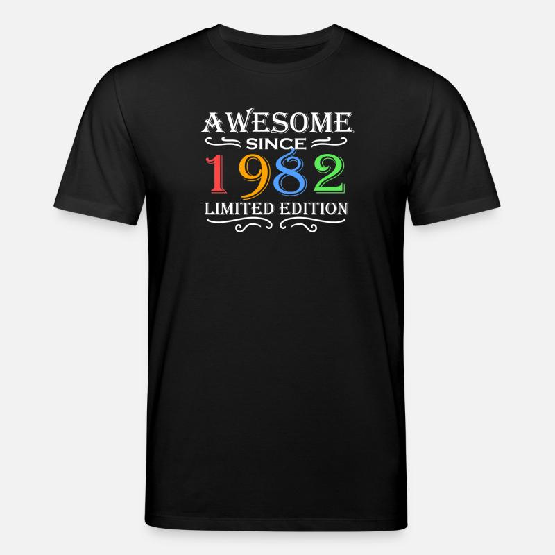1982 - Né en 1982 - T-shirt bio CREATOR Stanley/Stella Unisexe - noir