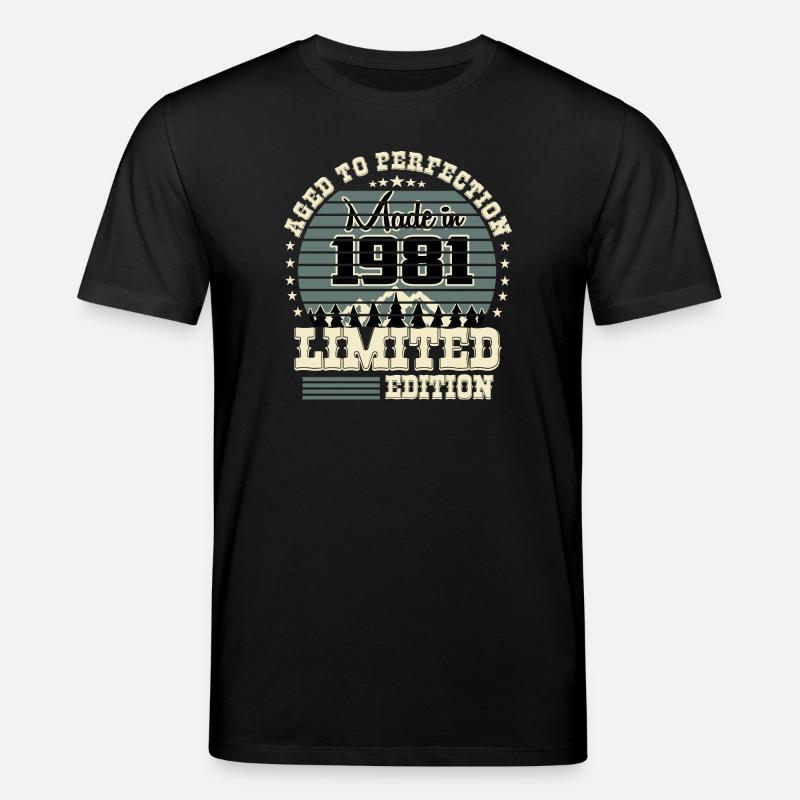 Édition limitée 1981 - T-shirt bio CREATOR Stanley/Stella Unisexe - noir