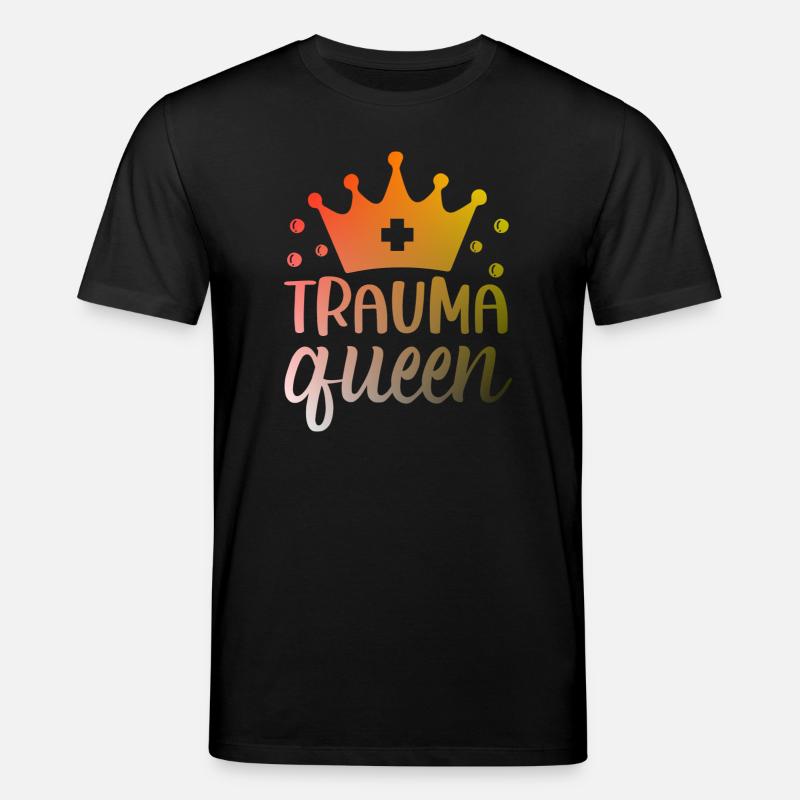 Infirmière Trauma Queen - T-shirt bio CREATOR Stanley/Stella Unisexe - noir