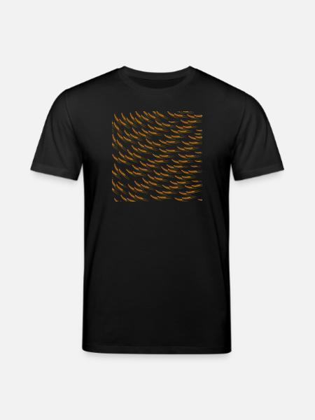 pflanzenmuster sommerlich, gerstenmuster - Stanley/Stella Unisex Bio-T-Shirt CREATOR  - Schwarz