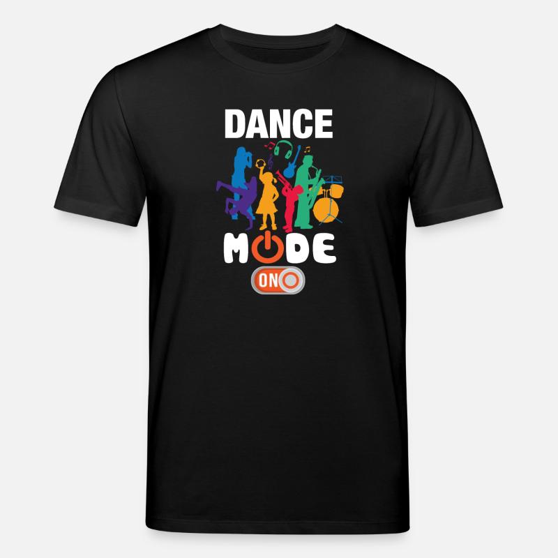 Funny Dance Mode On - Stanley/Stella CREATOR Unisex Organic T-Shirt - black
