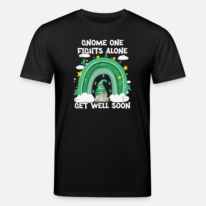 Gnome One Fights Alone Leberkrebs - Stanley/Stella Unisex Bio-T-Shirt CREATOR - Schwarz
