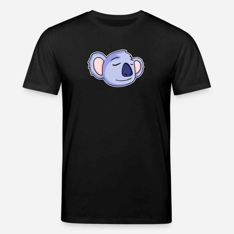 Koala Head Koalas - Stanley/Stella CREATOR Unisex Organic T-Shirt - black