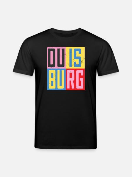 Duisburg City Design - Stanley/Stella CREATOR Unisex Organic T-Shirt - black