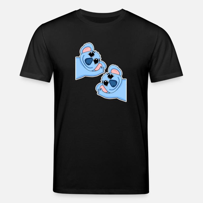 Koala Koalas - Stanley/Stella CREATOR Unisex Organic T-Shirt - black