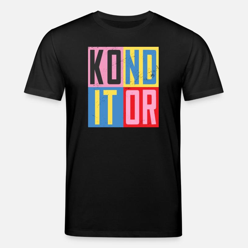 Konditor Design - Stanley/Stella Unisex Bio-T-Shirt CREATOR  - Schwarz