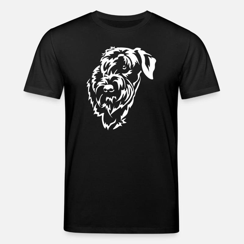 Schnauzer tête « Black Edition » - T-shirt bio CREATOR Stanley/Stella Unisexe - noir