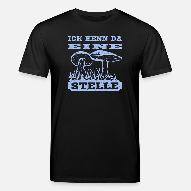 Pilz Design mit Spruch - Stanley/Stella Unisex Bio-T-Shirt CREATOR  - Schwarz