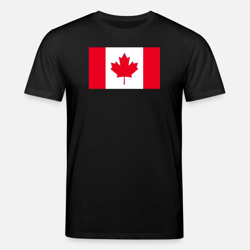 Drapeau du Canada - T-shirt bio CREATOR Stanley/Stella Unisexe - noir