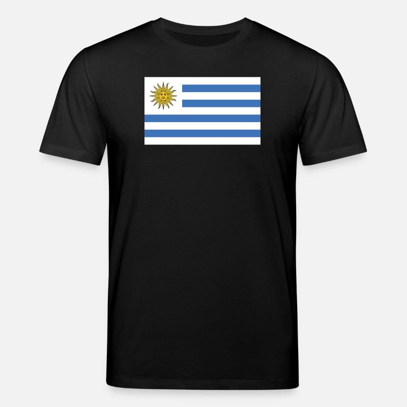 Uruguay Flagge - Stanley/Stella Unisex Bio-T-Shirt CREATOR  - Schwarz