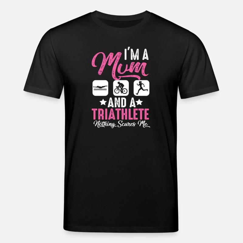 Je suis mère et triathlète - T-shirt bio CREATOR Stanley/Stella Unisexe - noir
