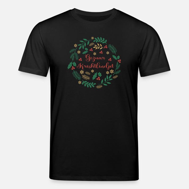 Gezuar Krishtlindjet Joyeux Noël Joyeux Noël - T-shirt bio CREATOR Stanley/Stella Unisexe - noir
