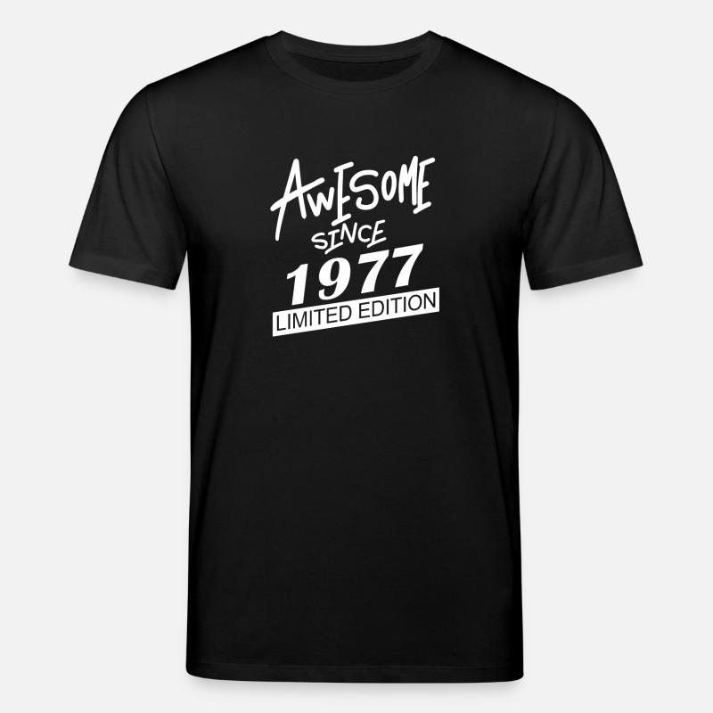 1977 - T-shirt bio CREATOR Stanley/Stella Unisexe - noir