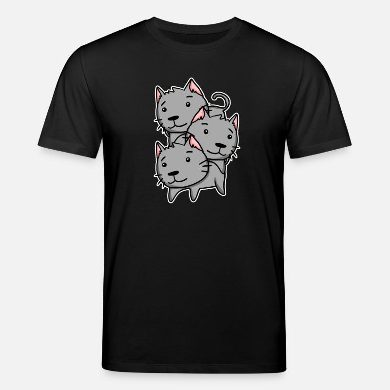 Chats mignons - T-shirt bio CREATOR Stanley/Stella Unisexe - noir