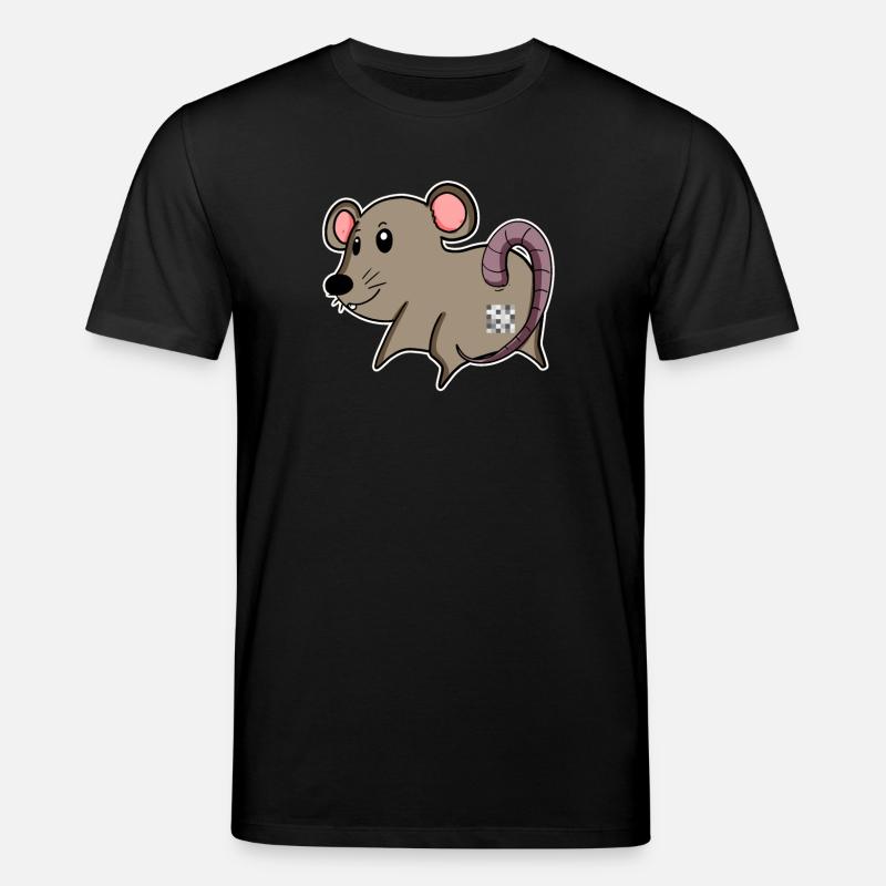 Maus Arsch - Maus Hintern - Stanley/Stella Unisex Bio-T-Shirt CREATOR  - Schwarz