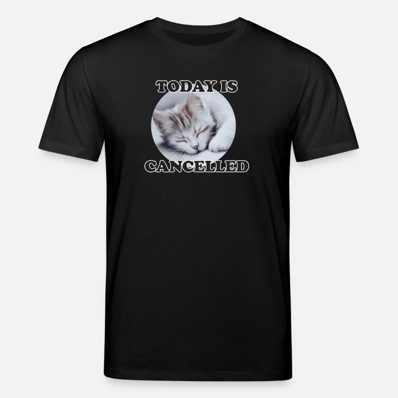 chat endormi - T-shirt bio CREATOR Stanley/Stella Unisexe - noir