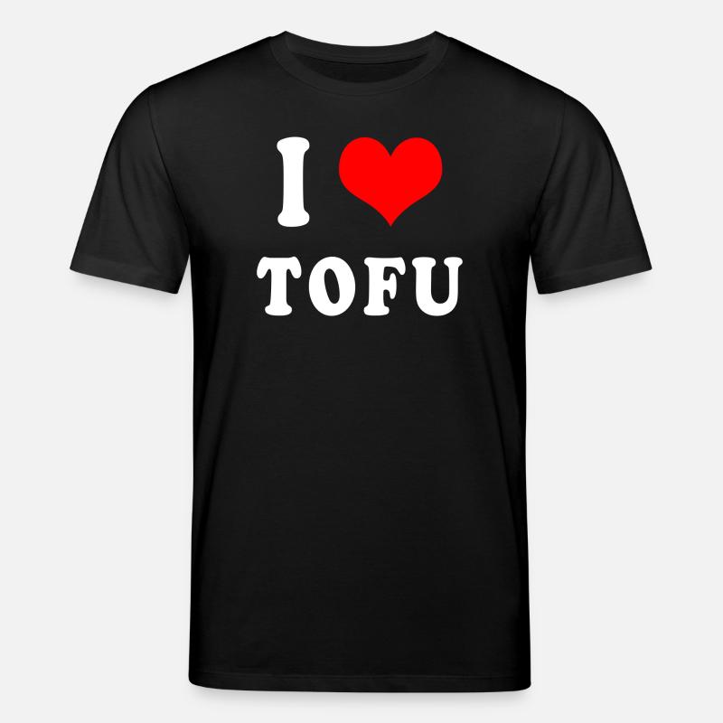 Ich liebe Tofu - Stanley/Stella Unisex Bio-T-Shirt CREATOR  - Schwarz